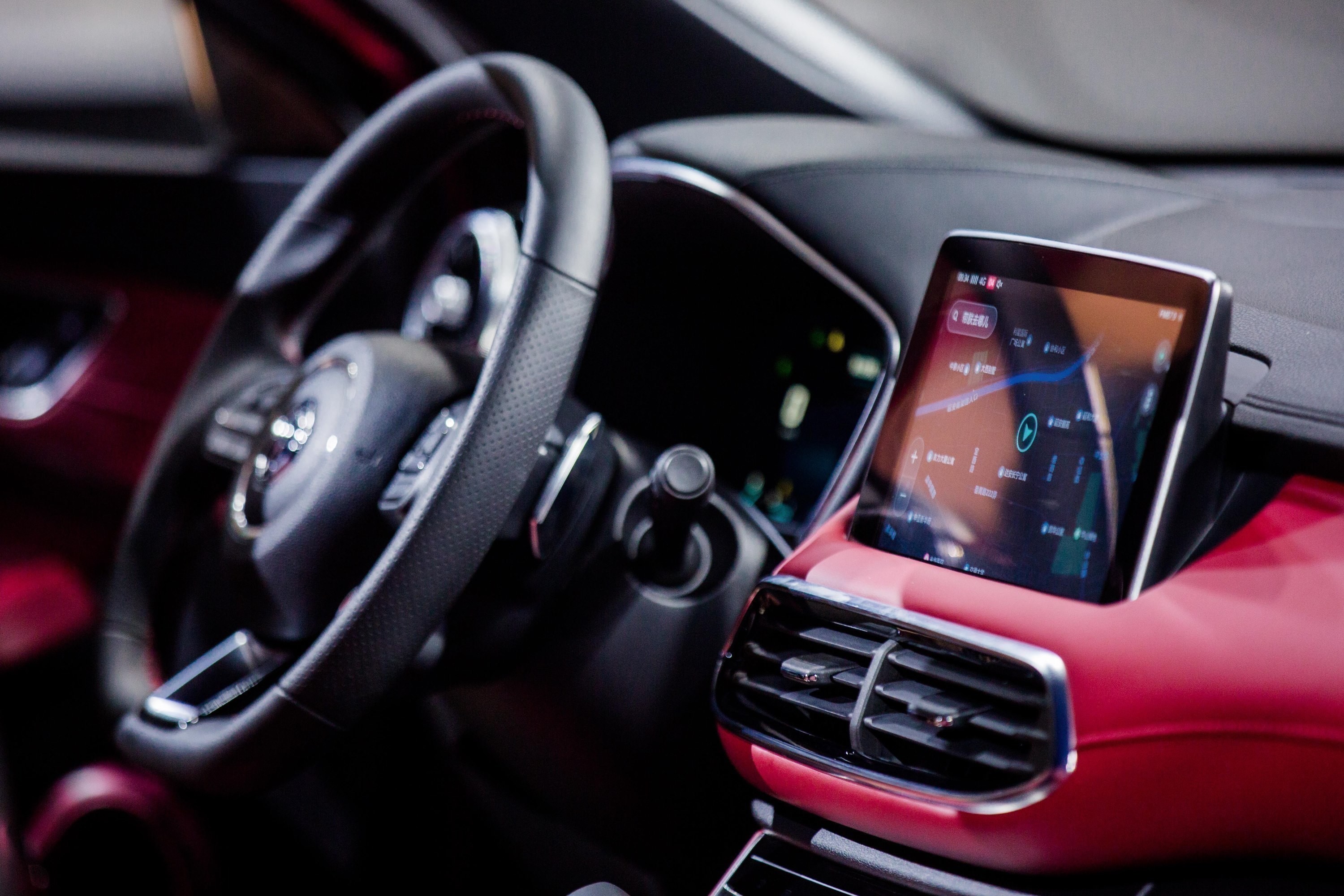 名爵hs 2018款 30t 自动四驱trophy荷尔蒙超燃版内饰图片 – 车主之家