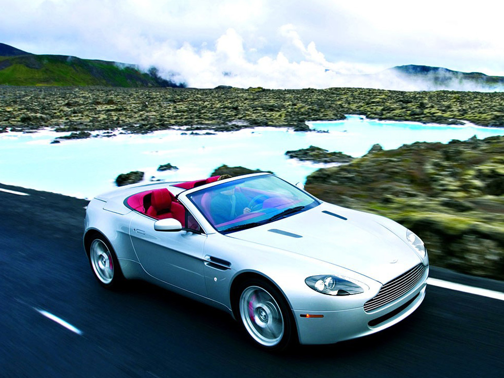 V8 Vantage银色V8 Vantage 07款 Manual Roadster右前45度