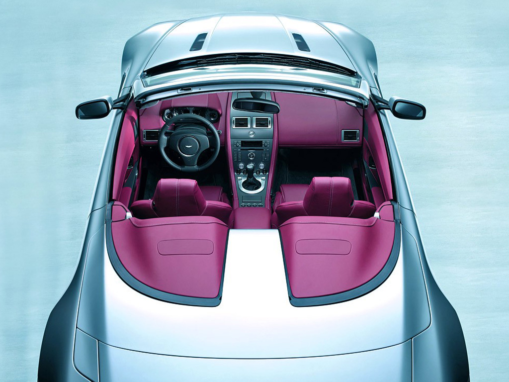 V8 Vantage银色V8 Vantage 07款 Manual Roadster驾驶空间