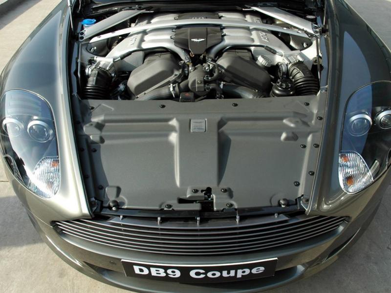 阿斯顿·马丁DB9灰色阿斯顿马丁DB9 07款 Manual Coupe发动机