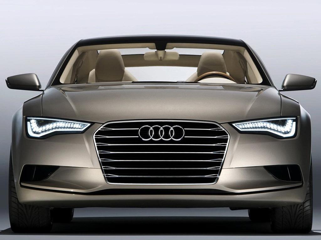 奥迪a7银色奥迪a7前脸