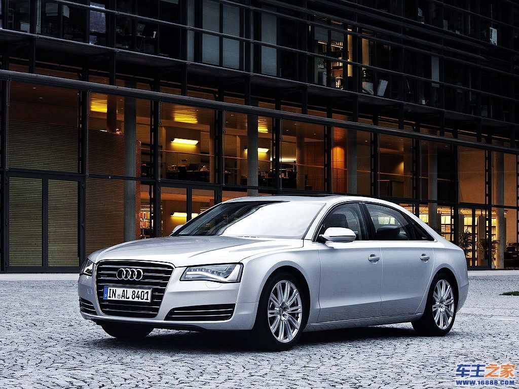 奥迪a8银色 奥迪a8l