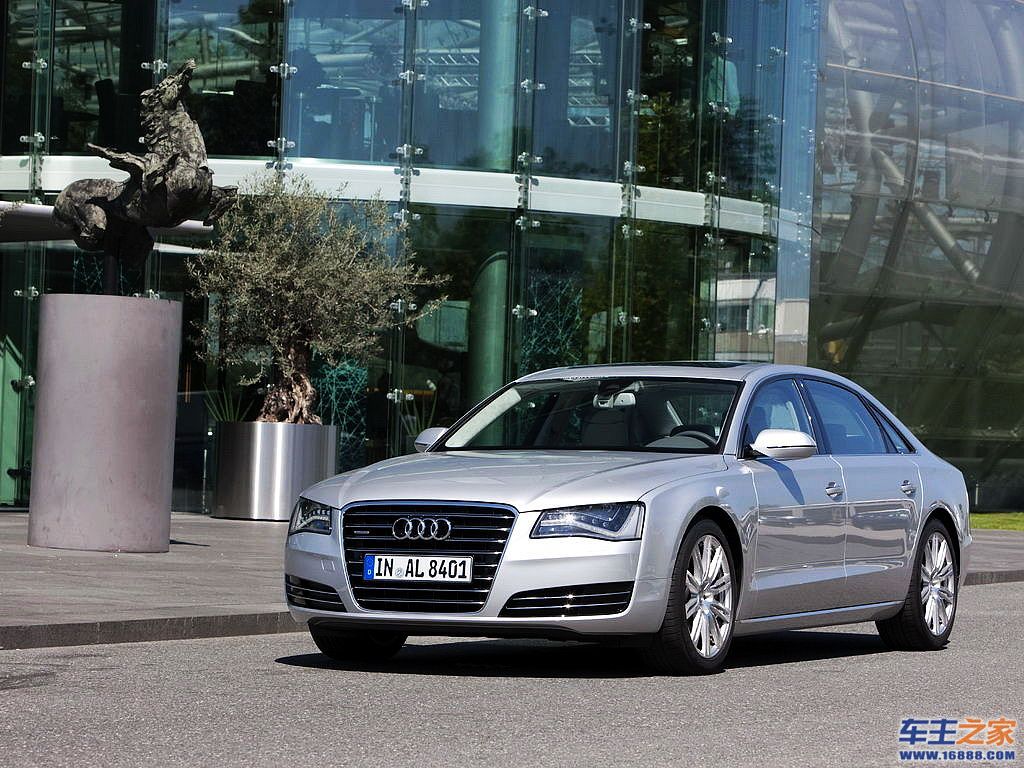 奥迪a8银色 奥迪a8l