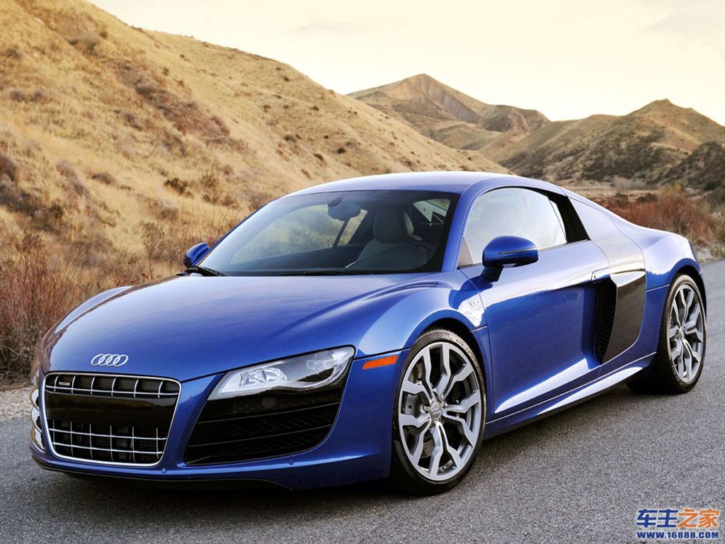 奥迪r8蓝色 奥迪r8
