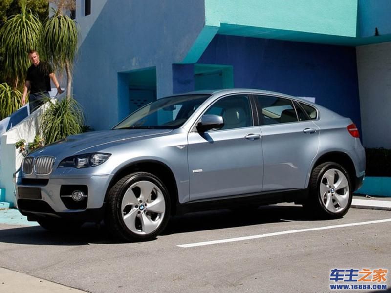 宝马x6银色 宝马x6