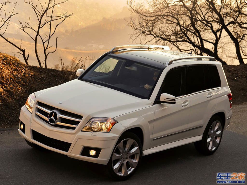白色 奔驰glk级