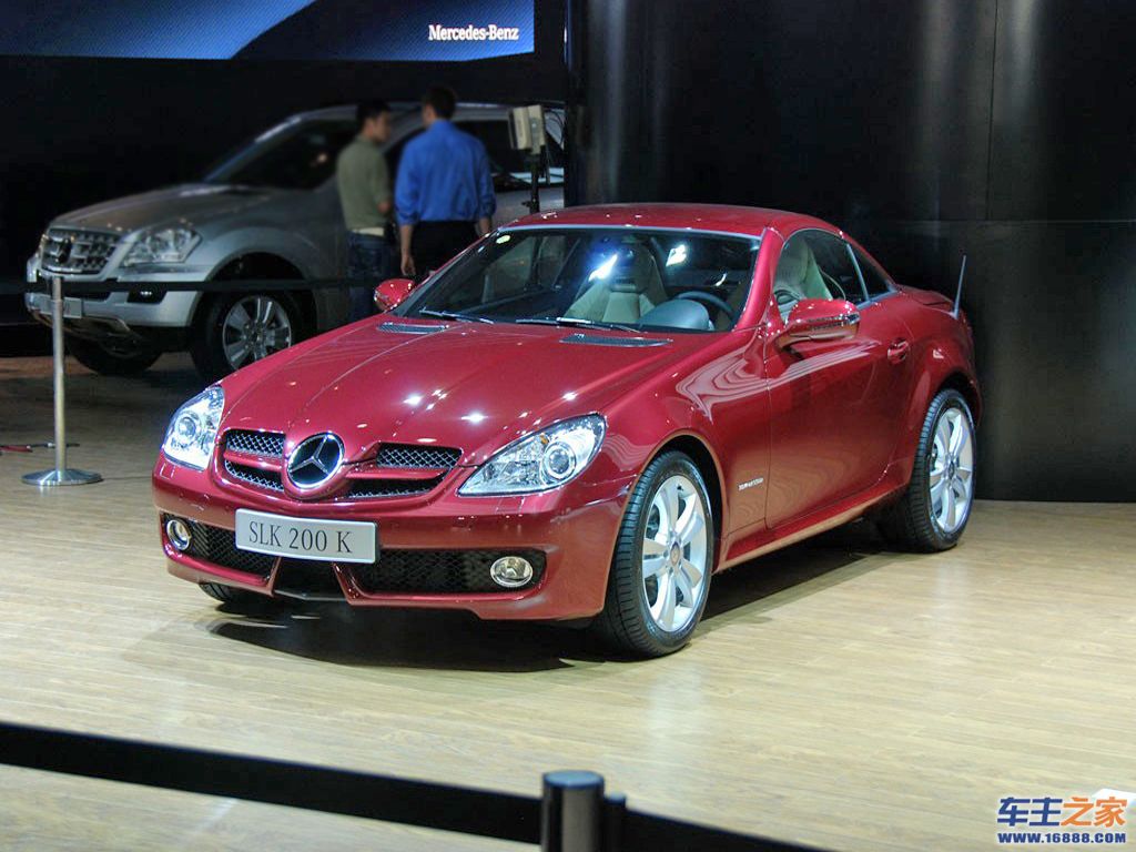 奔驰slk级红色 奔驰slk