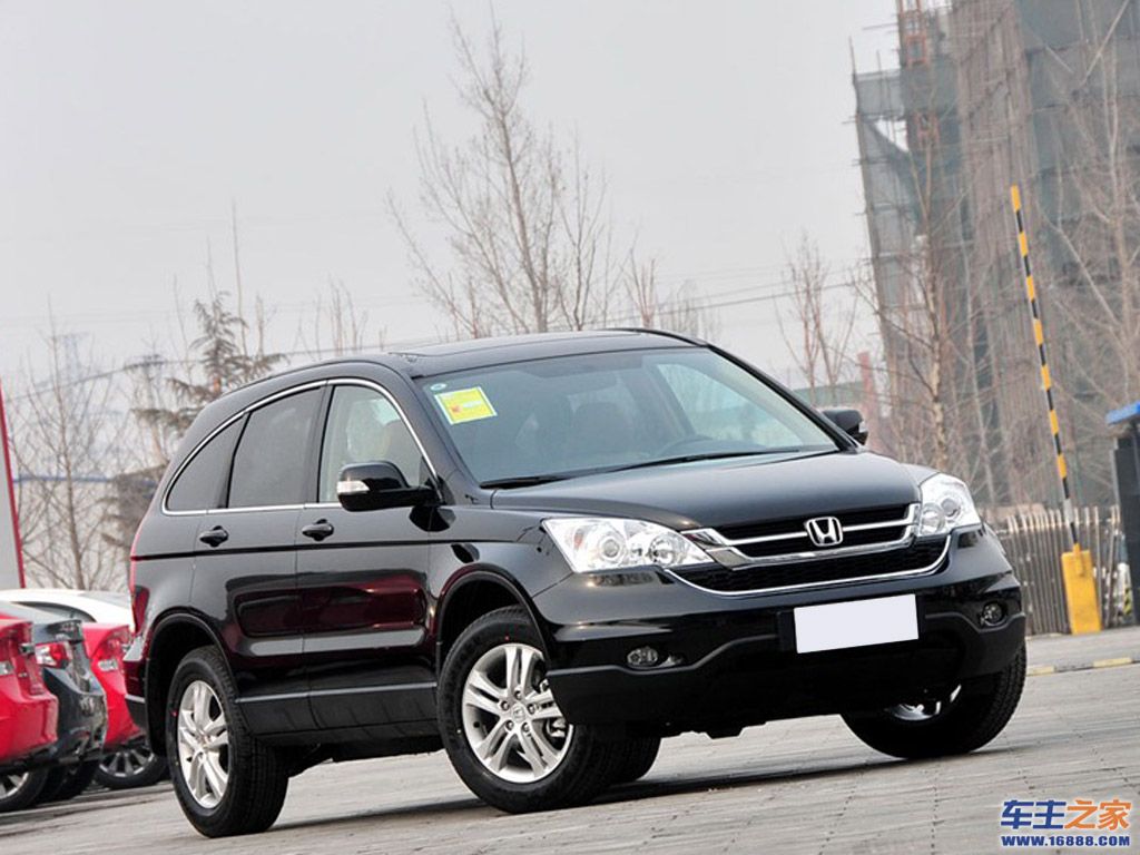本田cr-v黑色 本田cr-v右前45