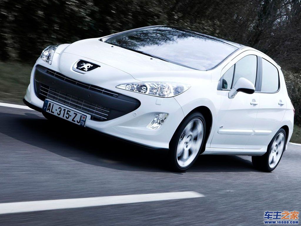 白色 进口标致308