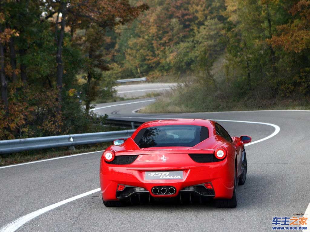 法拉利458红色 法拉利458 Italia