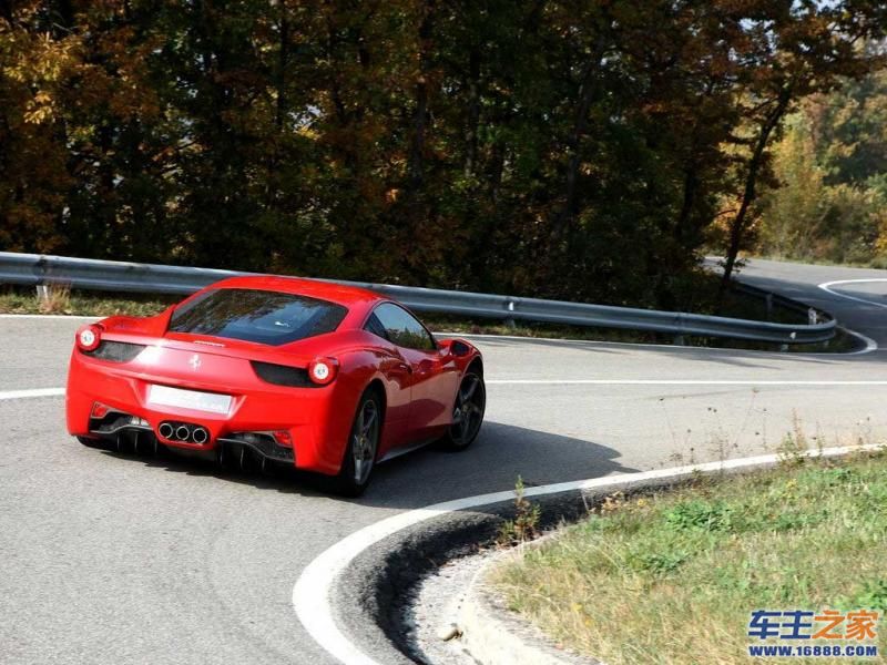 法拉利458红色 法拉利458 Italia