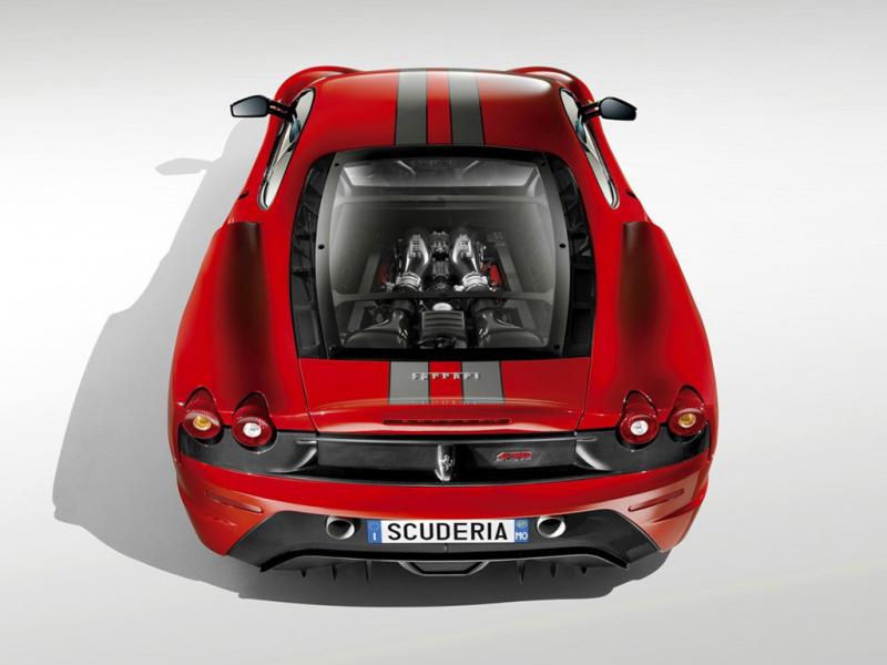 红色09款 Scuderia Coupe俯视