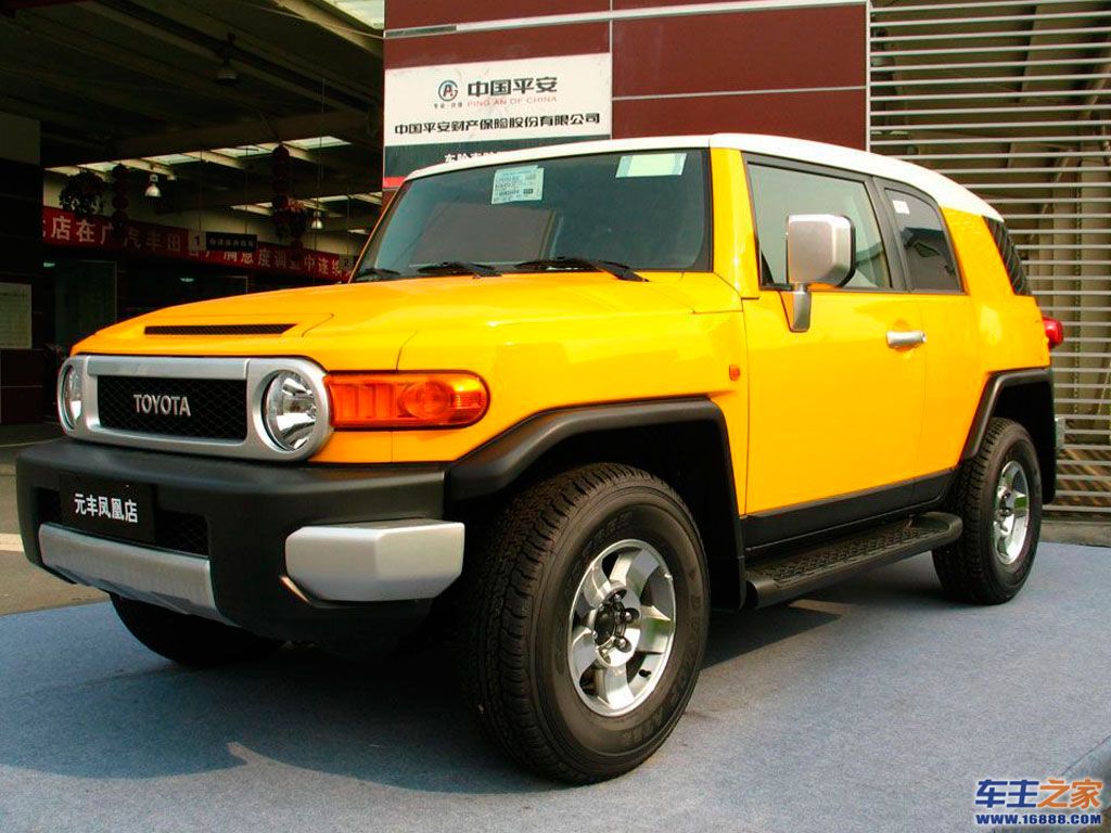 fj 酷路泽黄色 fj 酷路泽