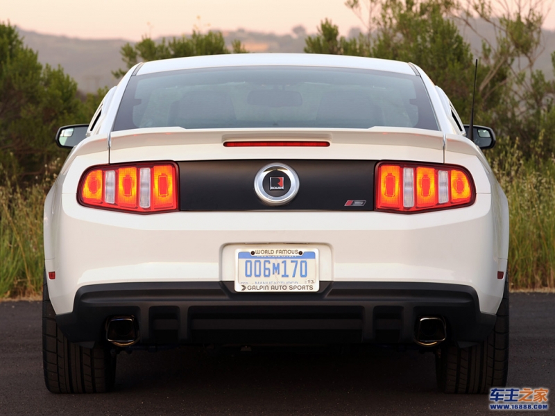 Mustang正后方