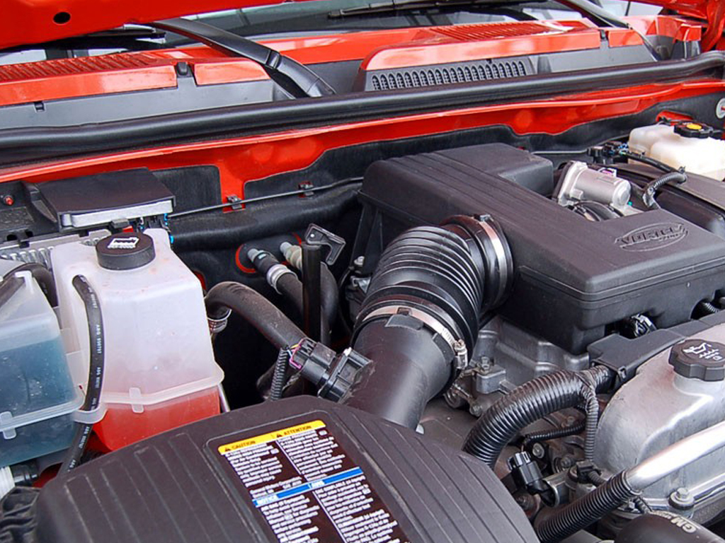 红色悍马h3 08款 h3x发动机