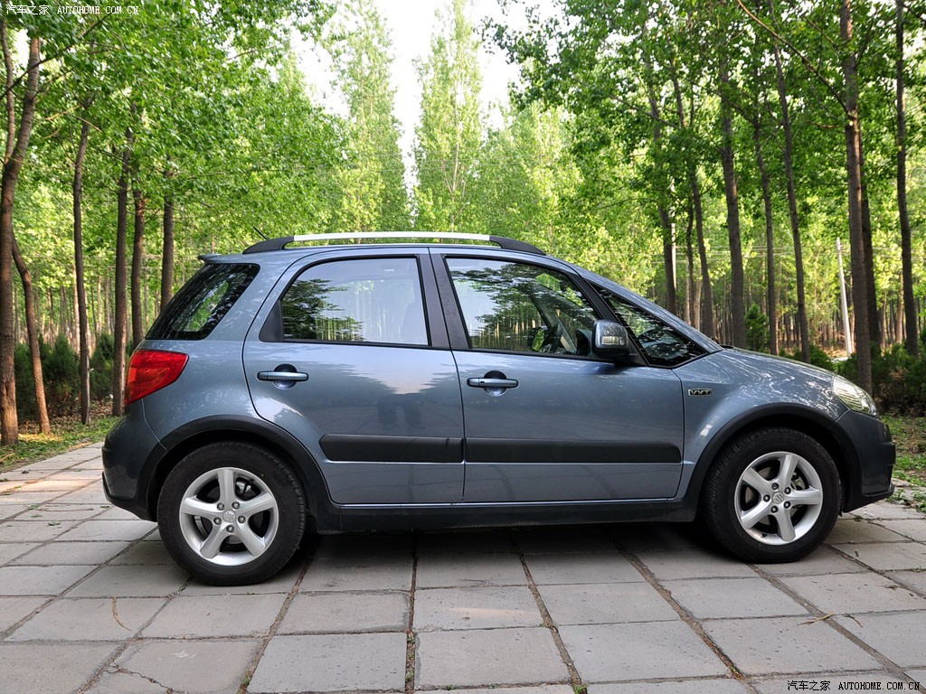 蓝色天语 sx4侧面|天语 sx4外观图片 – 车主之家