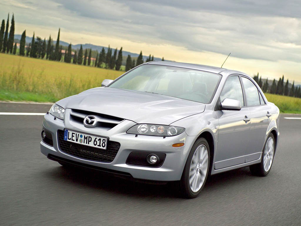 灰色海外马自达6前侧身|马自达6(海外)外观图片 – 车主之家