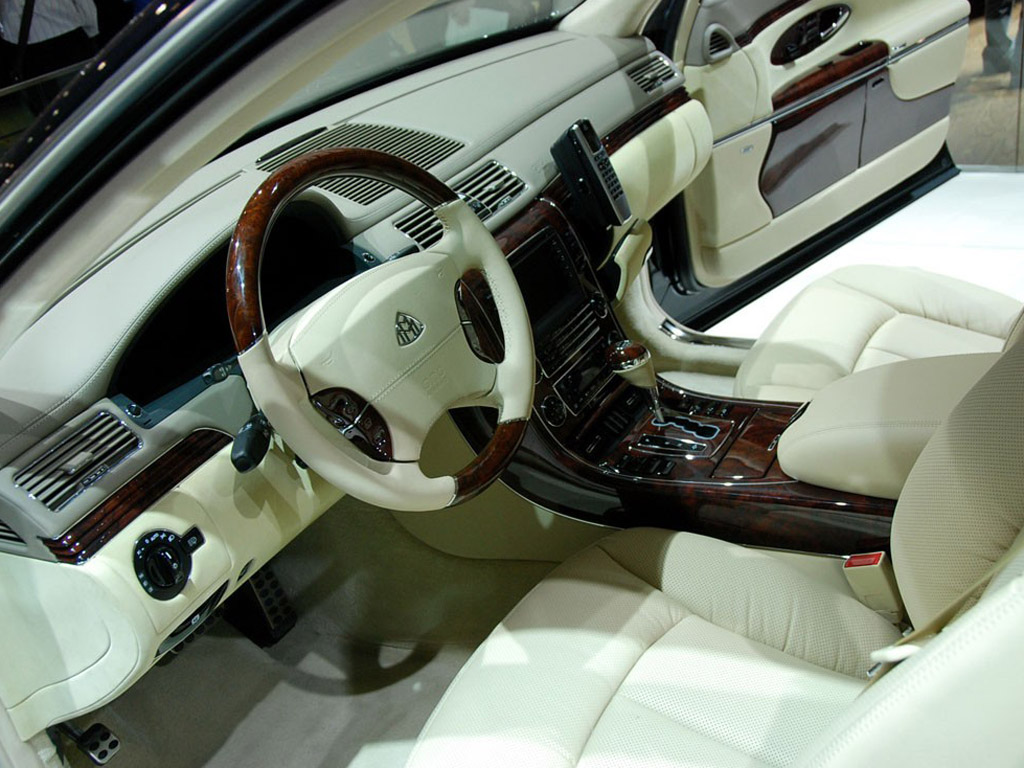 黑色迈巴赫 05款 62中控方向盘|迈巴赫内饰图片 – 车主之家