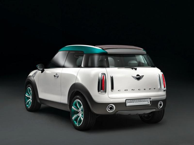 MINI COUNTRYMAN银色MINI Countryman车后左侧